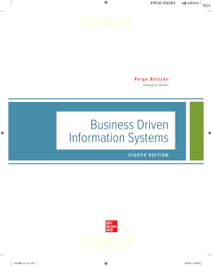 Business Driven Information Systems 8th Edition – PDF ebook