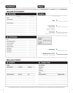 Financial Statement Template: Track Income & Expenses