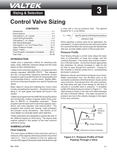 Control Valve Sizing Guide | Flow Capacity & Calculations