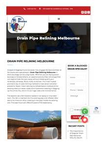 Pipe Relining Melbourne