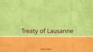 Treaty of Lausanne