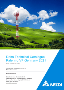 Delta Technical Catalogue 2021 Palermo 02-11-2021