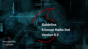 Guideline Ericsson Radio Dot v0.5