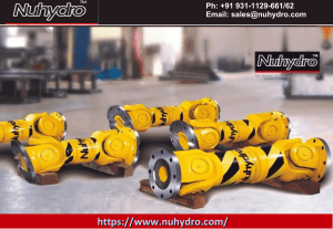 Industrial Cardan Shafts