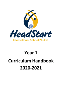 Year 1 Curriculum Handbook - HeadStart School Phuket