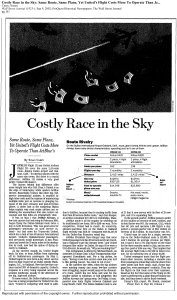 Airline Cost Battle: JetBlue vs. United