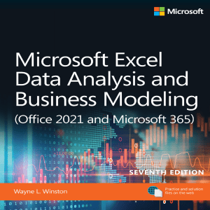 Ms Excel data analysis