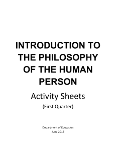 Introduction to Philosophy