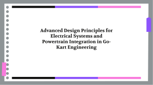 Go-Kart Electrical & Powertrain Design Principles