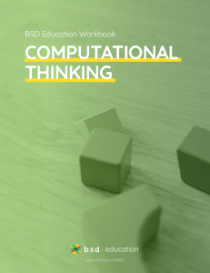 BSD workbook computational thinking