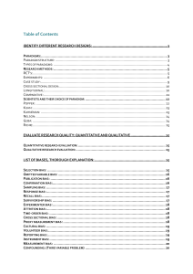 Philosophy of Science - CheatSheet (Notes)