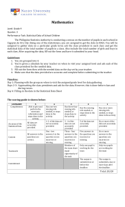 PERFORMANCE TASK Q3