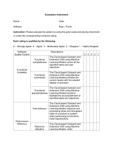 Software Evaluation Instrument