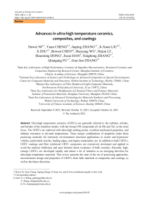 Advances in ultra-high temperature ceramics, composites, and coatings