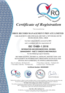 doxandbox record management private limited-iso 15489-1- 2016-UKAF Final