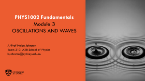 OSCILLATIONS AND WAVES