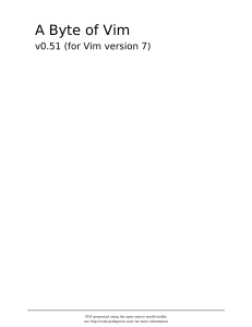 byte-of-vim