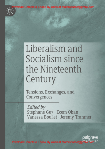 EBook For Liberalism and Socialism since the Nineteenth Century Tensions, Exchanges, and Convergences 1st Edition By Stéphane Guy, Ecem Okan, Vanessa Boullet