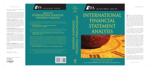 International Financial Statement Analysis Textbook