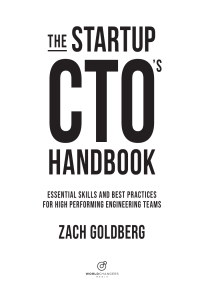 Startup CTO Handbook: Essential Skills for Engineering Teams