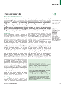 Infective ndocarditits - The lancet seminar - Mingfang Li, Joon Bum Kim, B K S Sastry, Minglong Chen