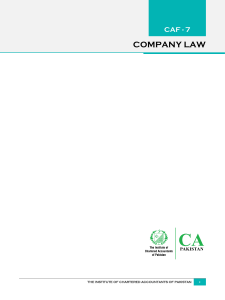 Company Law Coursebook: Introduction, Types, Registration