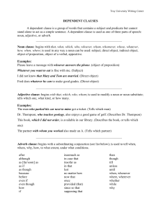 dependent-clauses