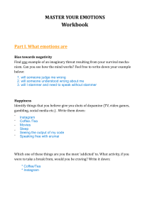 Master your emotions (workbook) 