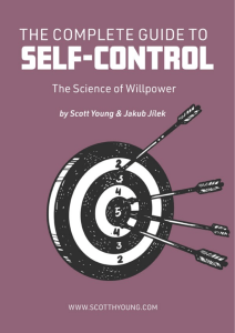 The Complete Guide to Self-Control