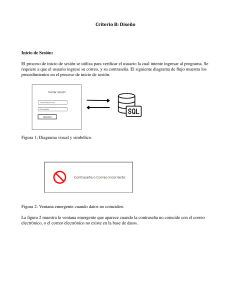 Diseño de Programa: Inicio de Sesión, Rastreo y Bloqueo