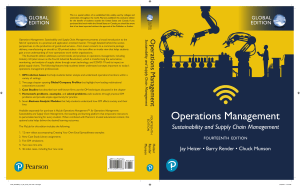 operations management-14th edition