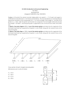 Structural Engineering Homework: Dead & Live Loads