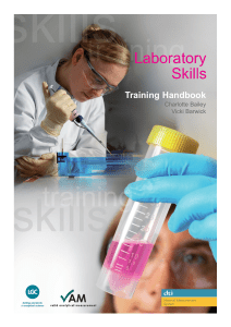 Laboratory skills training handbook 