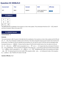 Linear Equations Problem with Solution