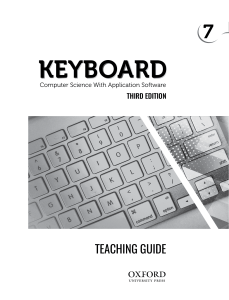 Keyboard Computer Science Teaching Guide