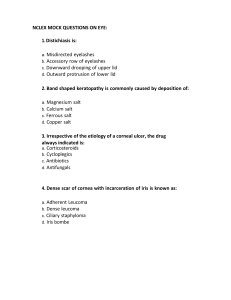 NCLEX Mock Questions on Eye