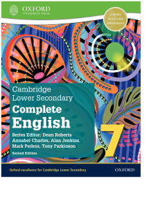 Cambridge Lower Secondary 2nd Complete English 7