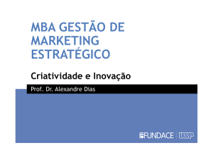 MBA Gestão de Marketing: Criatividade e Inovação