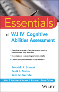 Schrank, Fredrick A Decker, Scott L Garruto, John M - Essentials of Wj IV Cognitive Abilities Assessment (2016, Wiley) - libgen.li