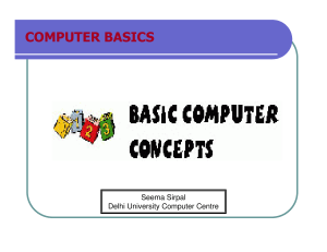 Computer Basics: Hardware, Software, and Networks