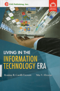 Living in the Information Technology Era ( by Ronina Caoili Tayuan)463