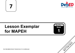 LE Q1 PEH 7 Lesson 1 Week 1