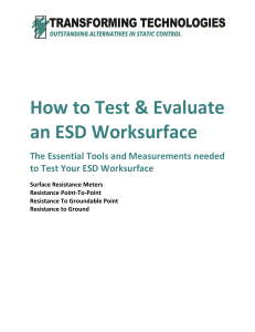 ESD Worksurface Testing Guide