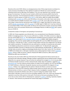 corona research spread in 2019