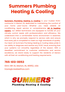 Summers Plumbing Heating & Cooling