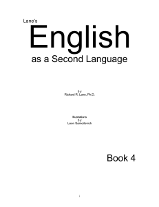 as a Second Language Book 1 - Lanes ESL-Online Books - PDF Room