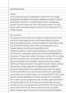 Lakshadweep Islands