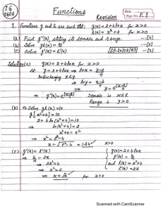 Functions