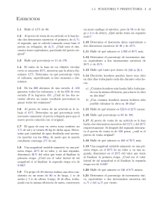 Ejercicios de Matemáticas: Porcentajes, Progresiones y Sumatorias