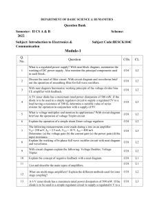 Electronics & Communication Question Bank